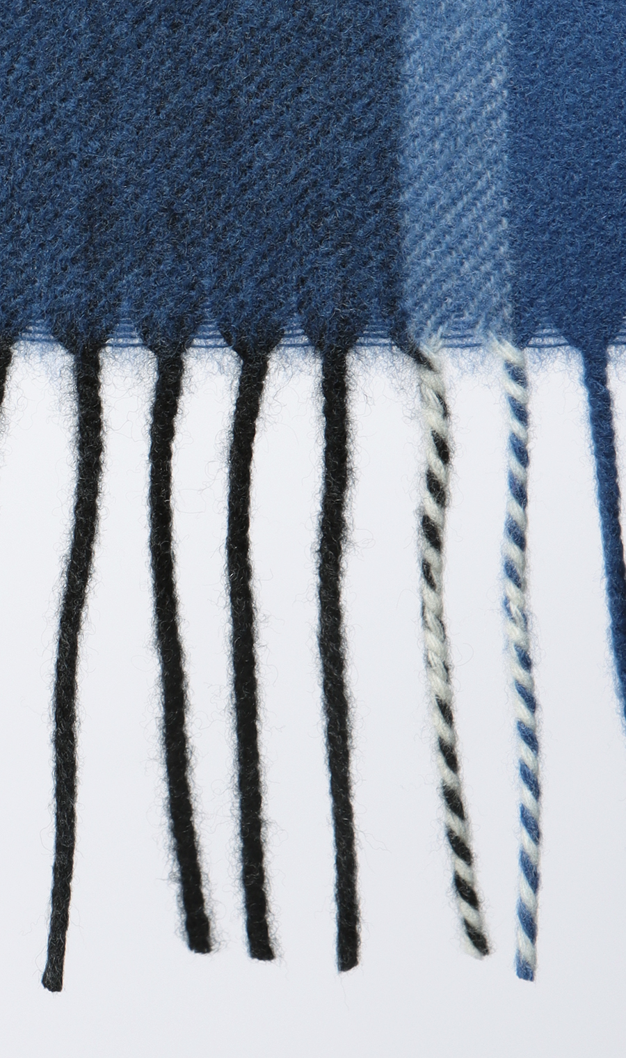 マフラー【カシミヤブレンド】 ブルー 0