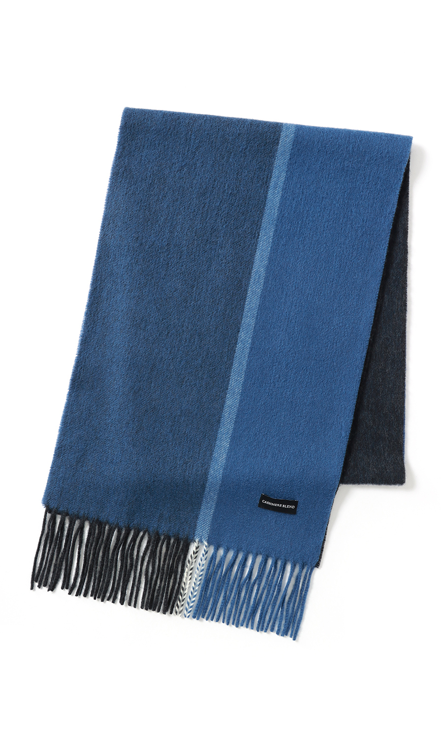 マフラー【カシミヤブレンド】 ブルー 0