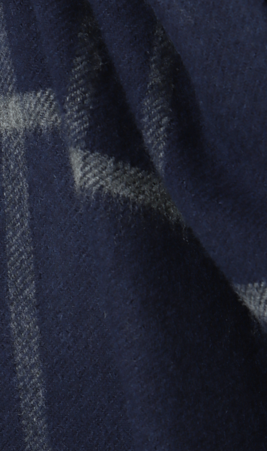 マフラー【カシミヤブレンド】 ネイビー 0