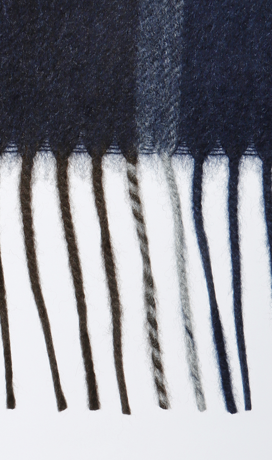 マフラー【カシミヤブレンド】 ネイビー 0