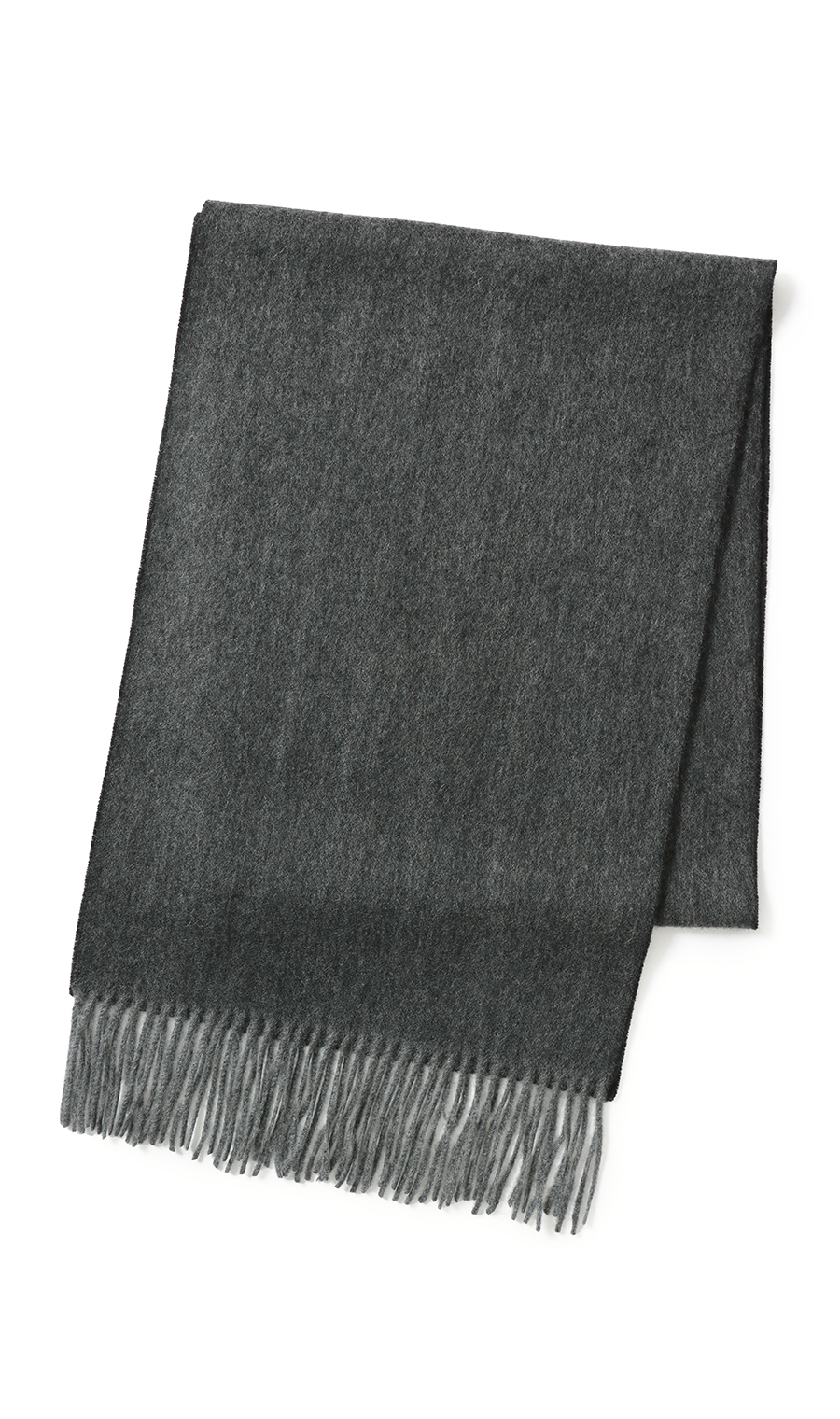 リバーシブルマフラー【カシミヤ100%】 ブラック 0