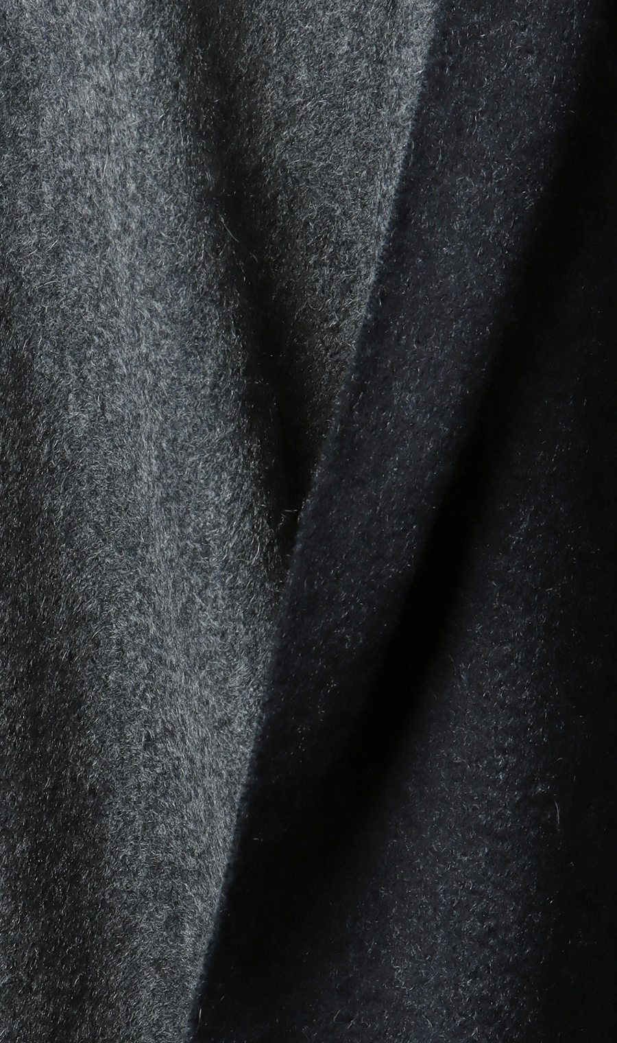 リバーシブルマフラー【カシミヤ100%】 ネイビー 0