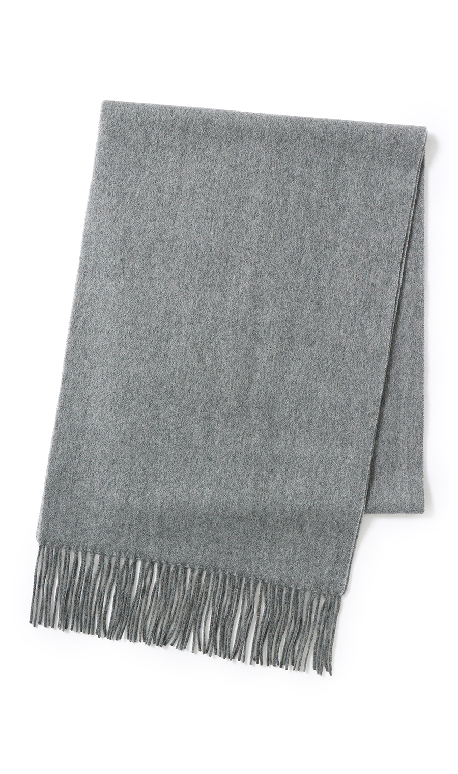 リバーシブルマフラー【カシミヤ100%】 ライトグレー 0