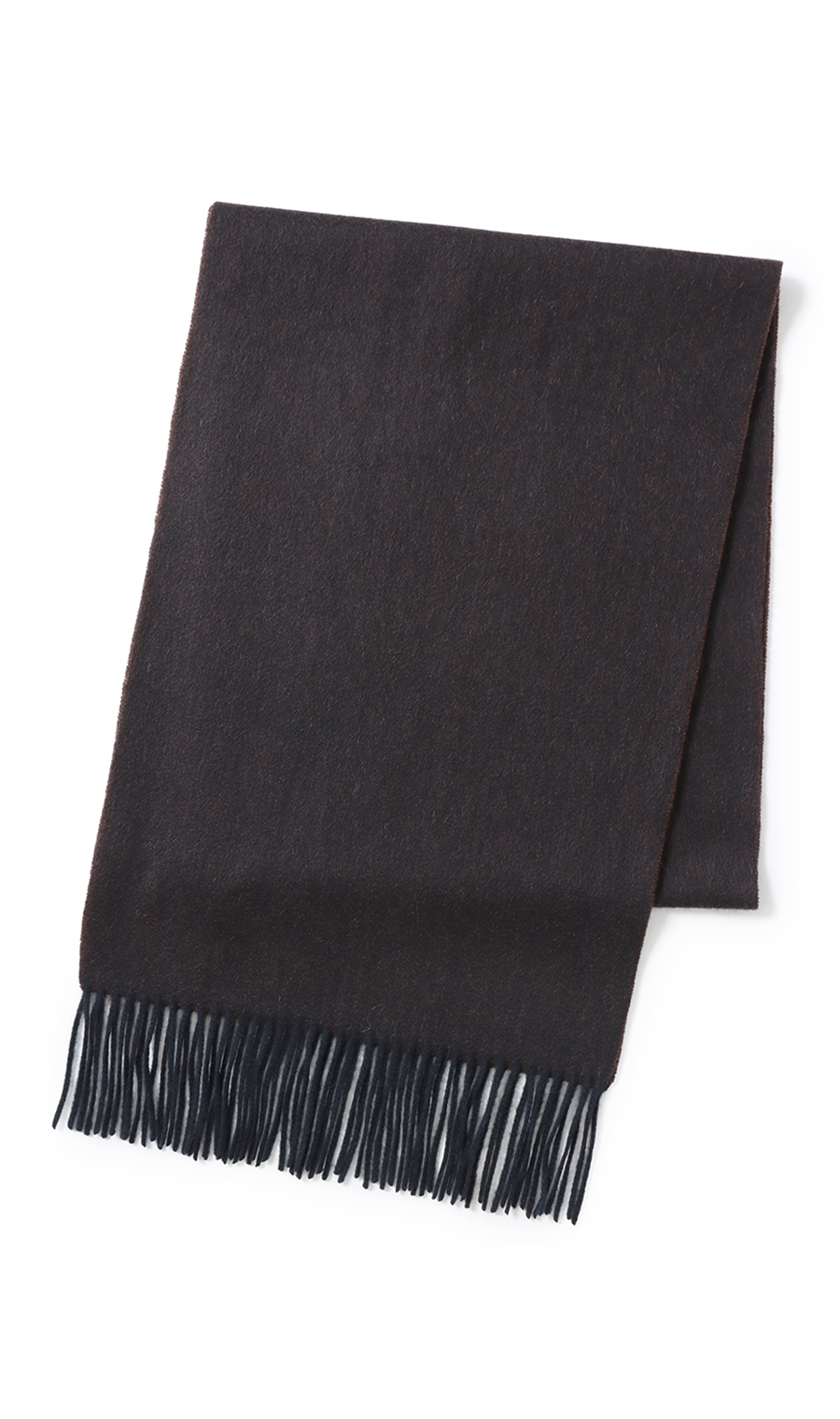 リバーシブルマフラー【カシミヤ100%】 ブラウン 0