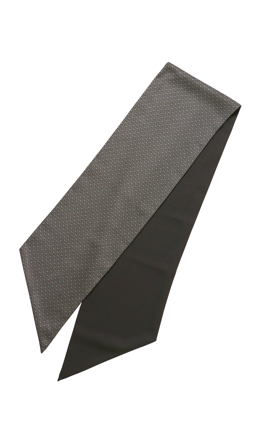 スカーフ【リバーシブル】 チャコール 4