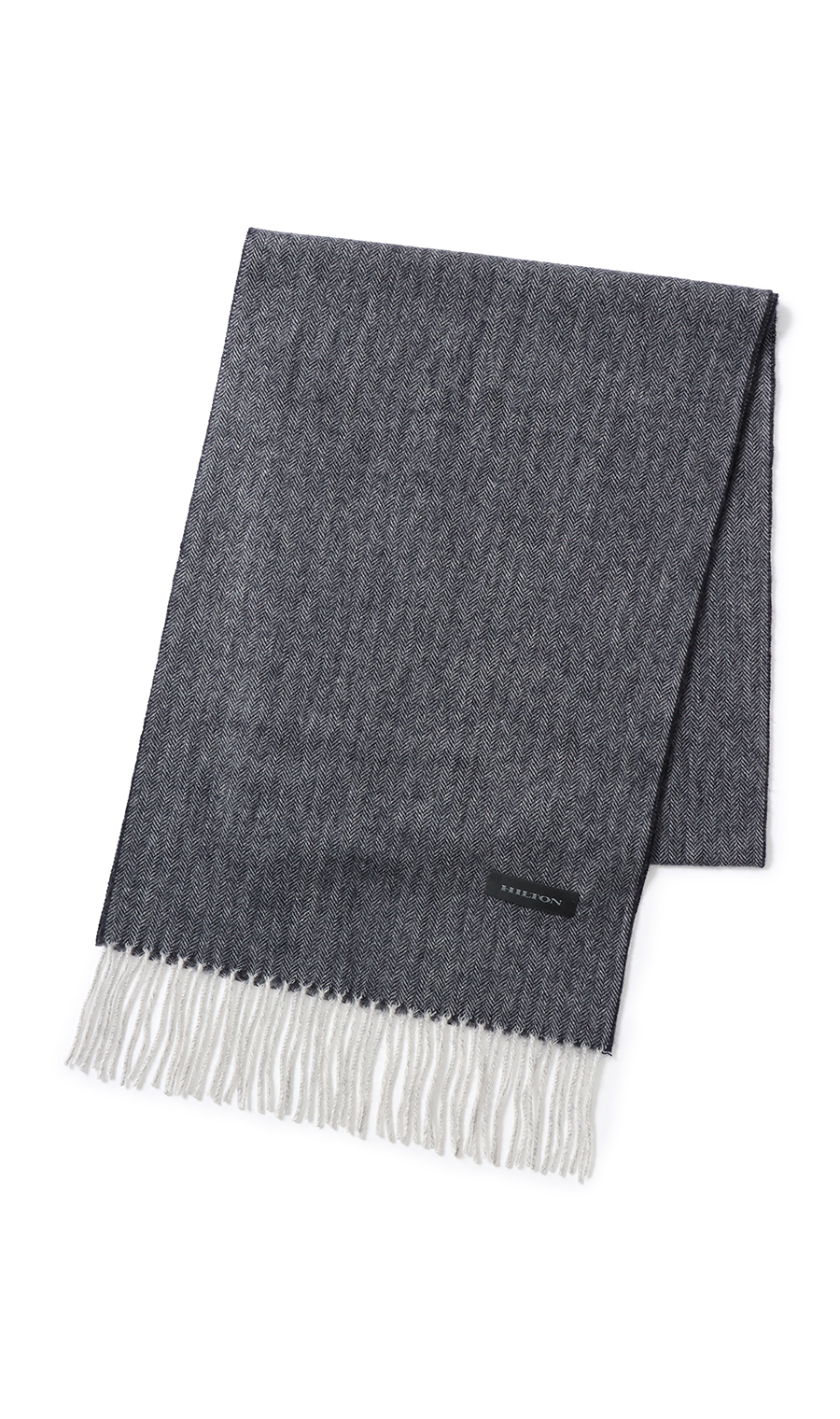 シルケットウールマフラー ネイビー 0