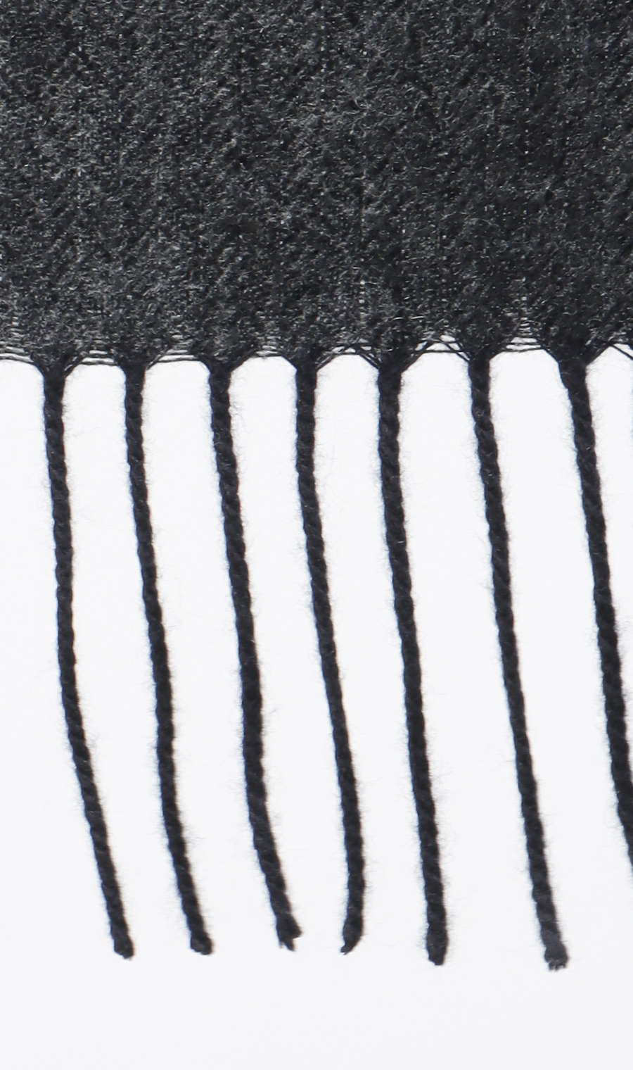 シルケットウールマフラー チャコール 0