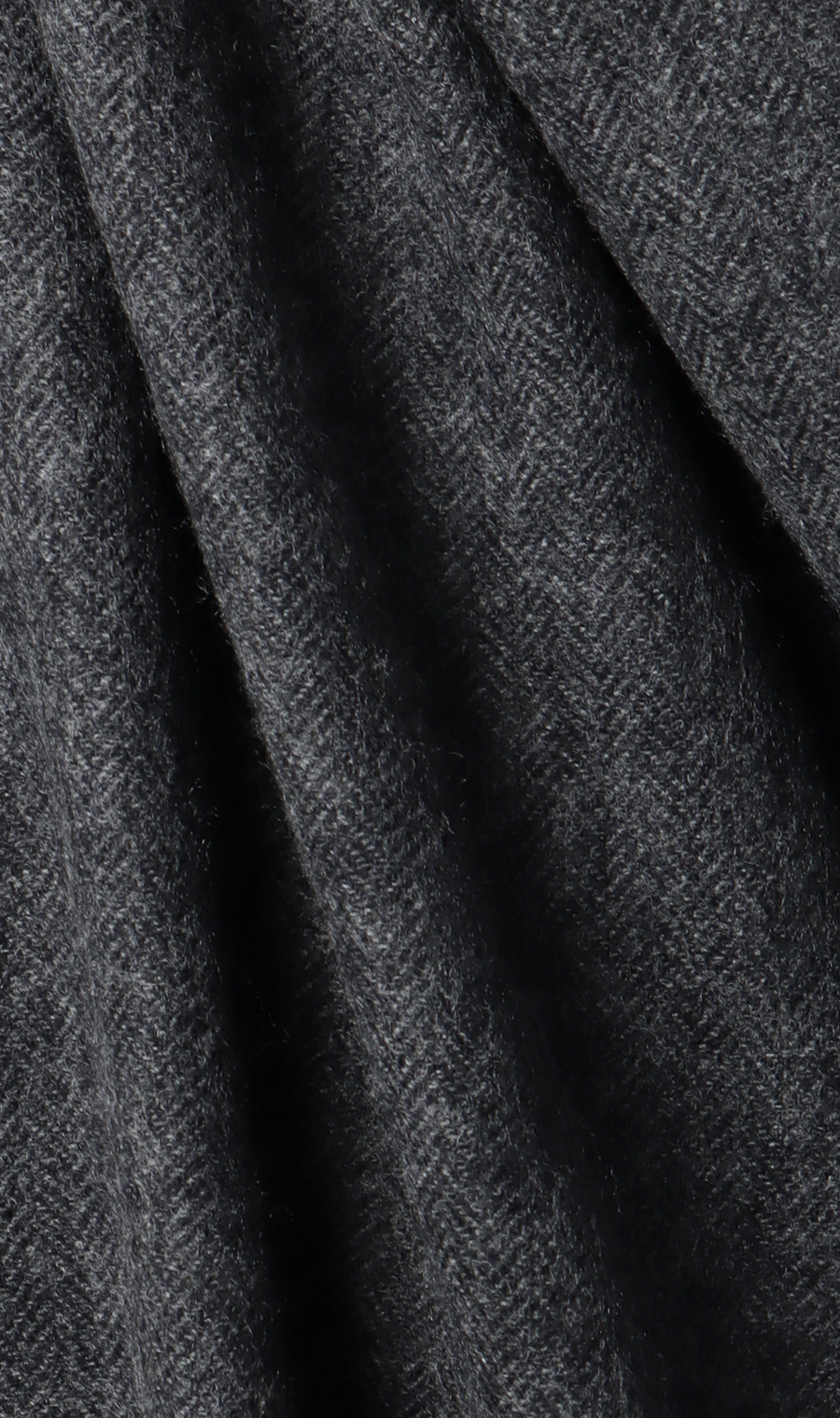 シルケットウールマフラー チャコール 0