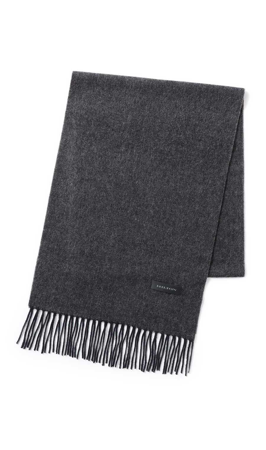 シルケットウールマフラー チャコール 0