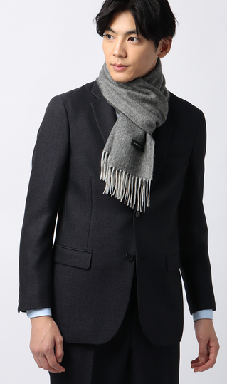 シルケットウールマフラー