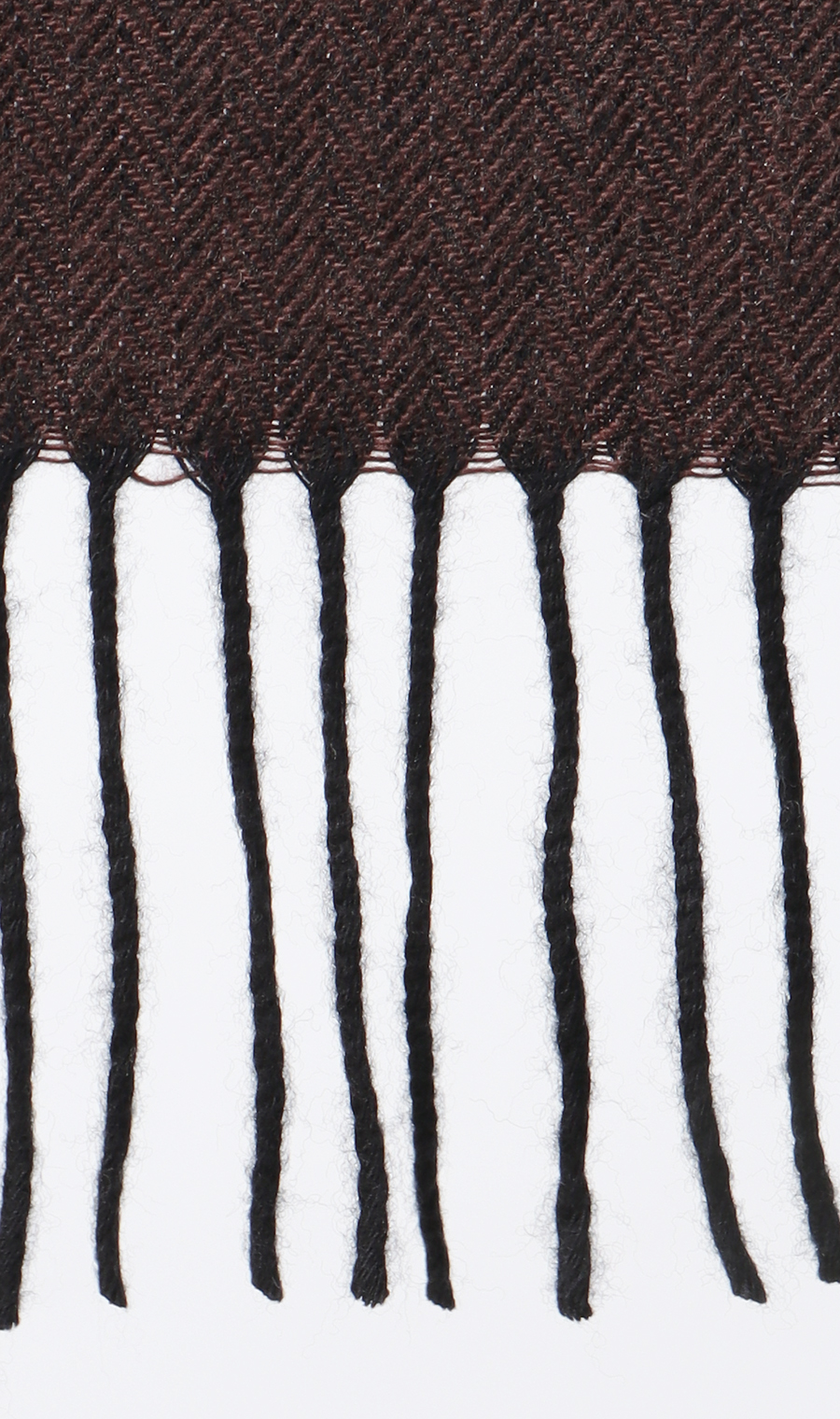 シルケットウールマフラー ブラウン 0