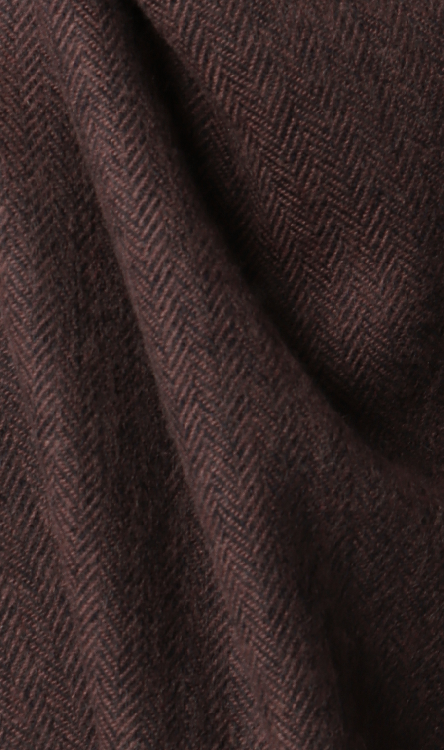 シルケットウールマフラー ブラウン 0