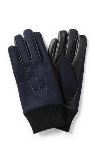 メンズグローブ【尾州フラノ】