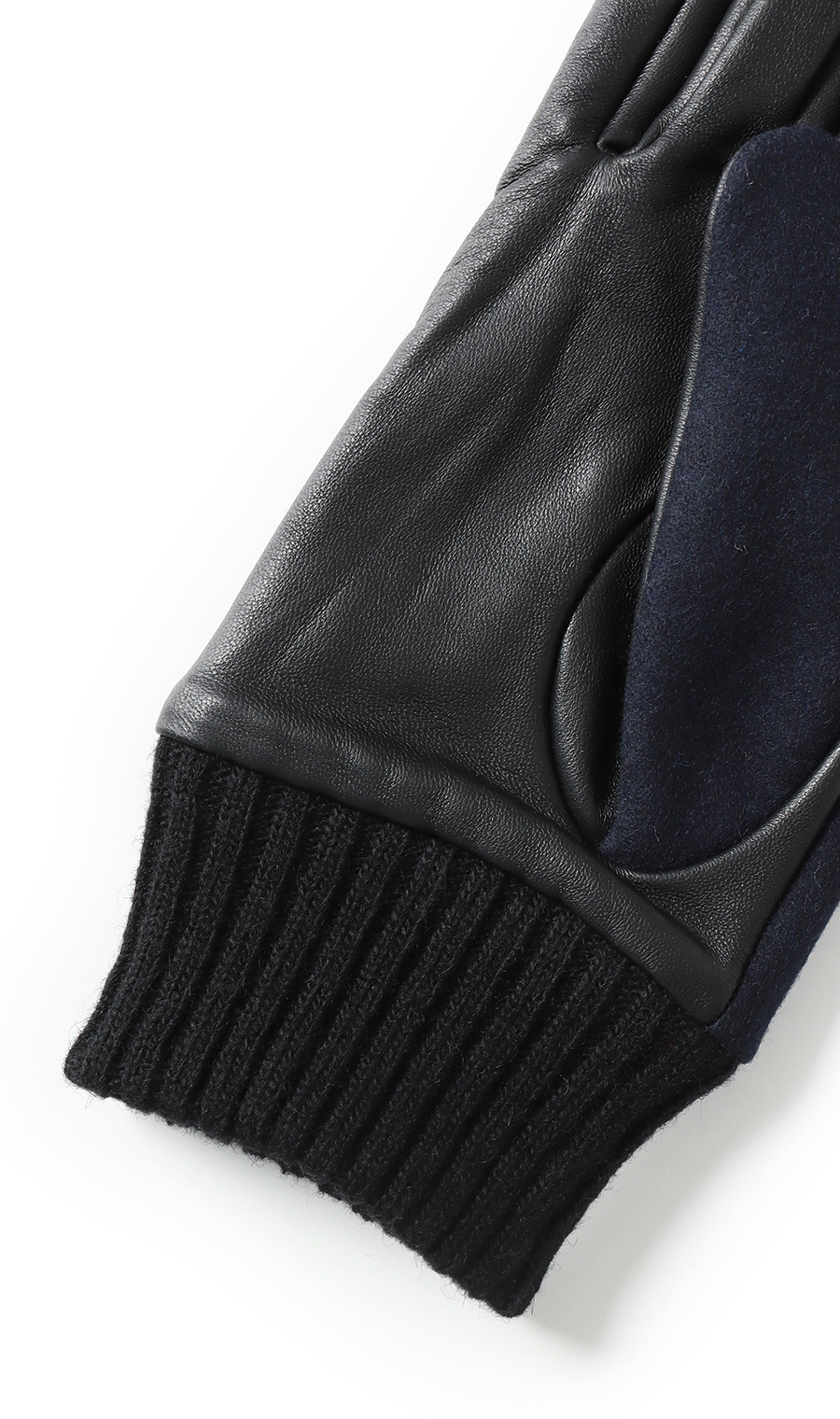 メンズグローブ【尾州フラノ】 ネイビー 0