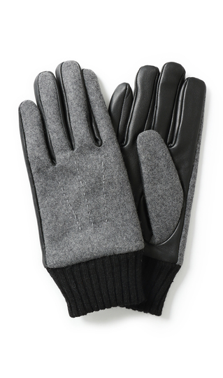 メンズグローブ【尾州フラノ】