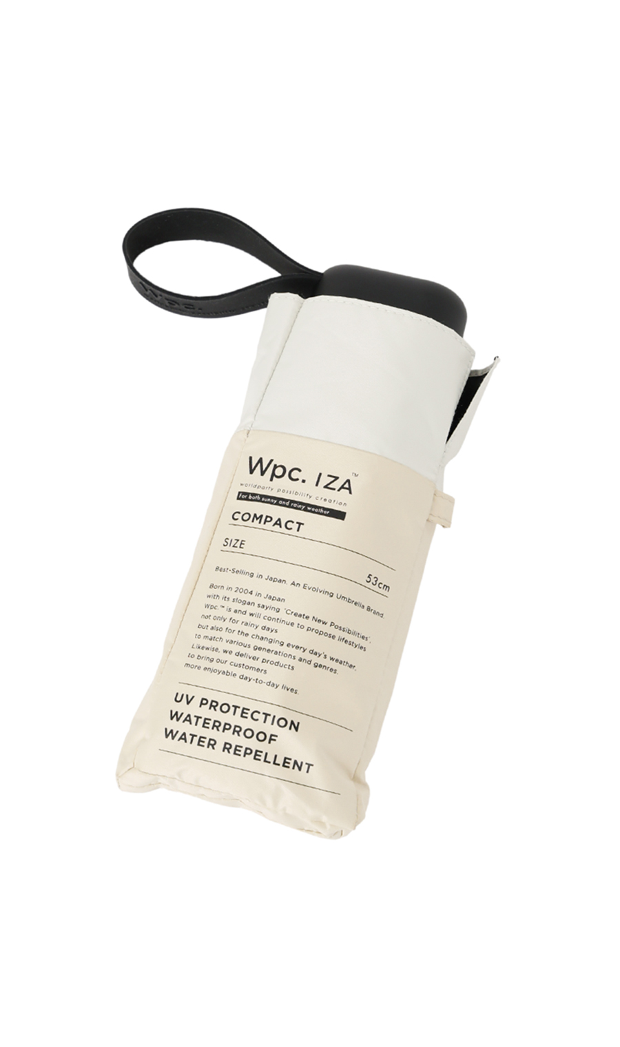 ■Wpc.IZA 晴雨兼用傘【COMPACT】【WEB限定】 ベージュ 0