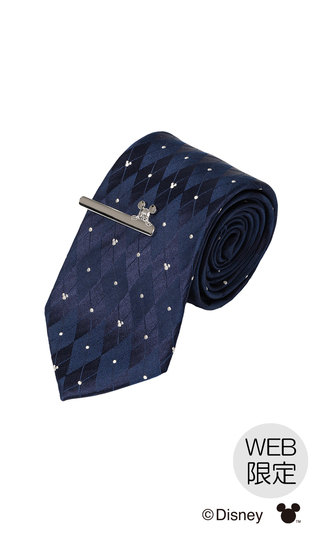 ■ディズニーネクタイ＆タイバーセット【WEB限定】