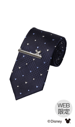 ■ディズニーネクタイ＆タイバーセット【WEB限定】