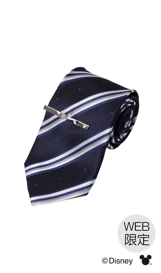 ■ディズニーネクタイ＆タイバーセット【WEB限定】