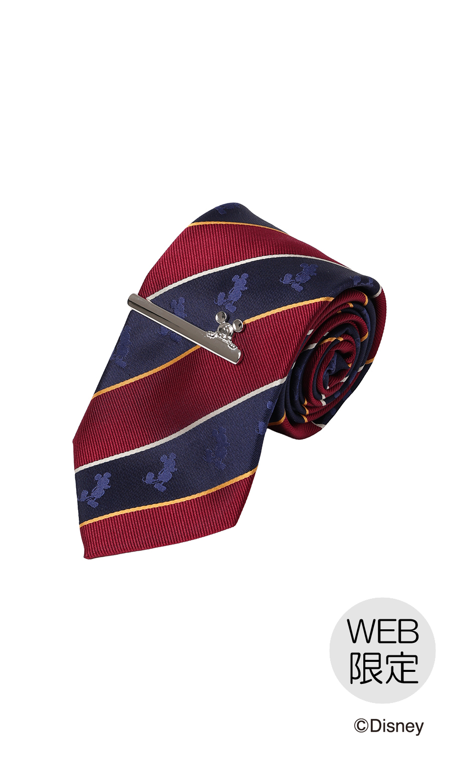 ■ディズニーネクタイ＆タイバーセット【WEB限定】 レッド 9