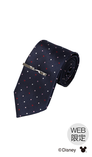 ■ディズニーネクタイ＆タイバーセット【WEB限定】