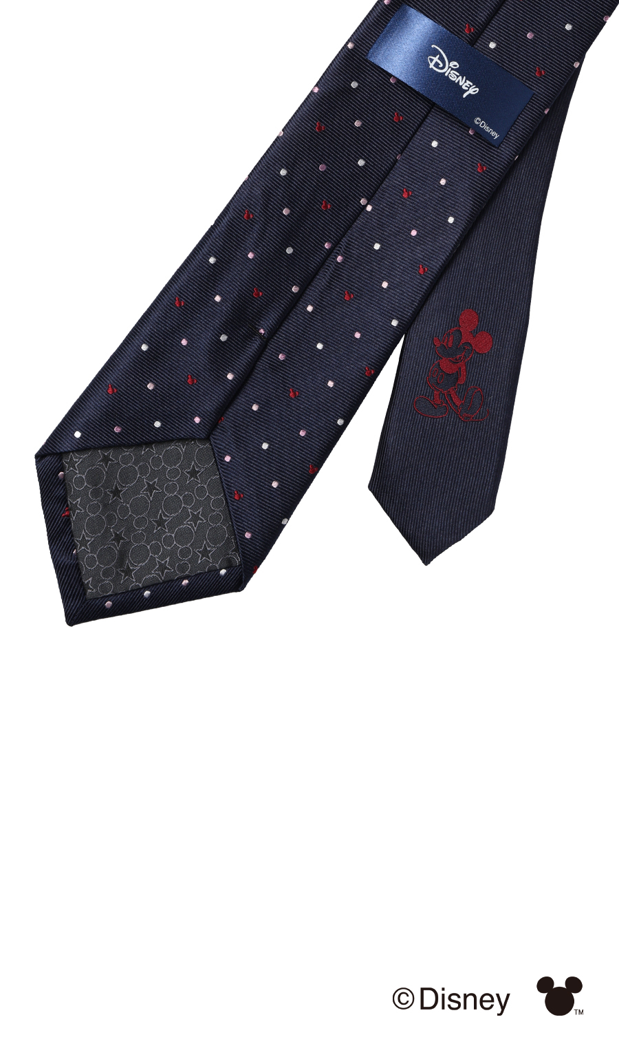 ■ディズニーネクタイ＆タイバーセット【WEB限定】 ネイビー 3
