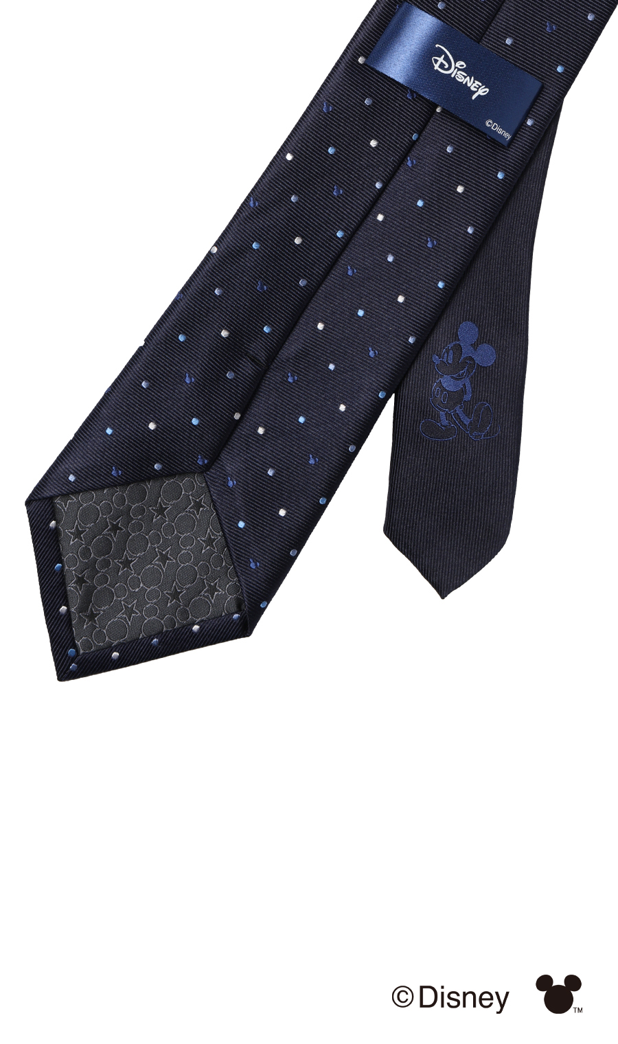 ■ディズニーネクタイ＆タイバーセット【WEB限定】 ネイビー 3