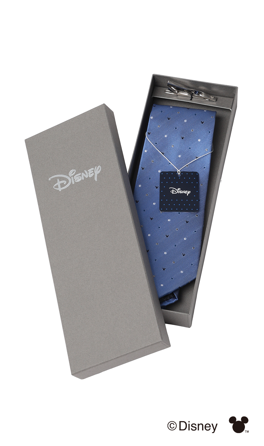 ■ディズニーネクタイ＆タイバーセット【WEB限定】 ブルー 3