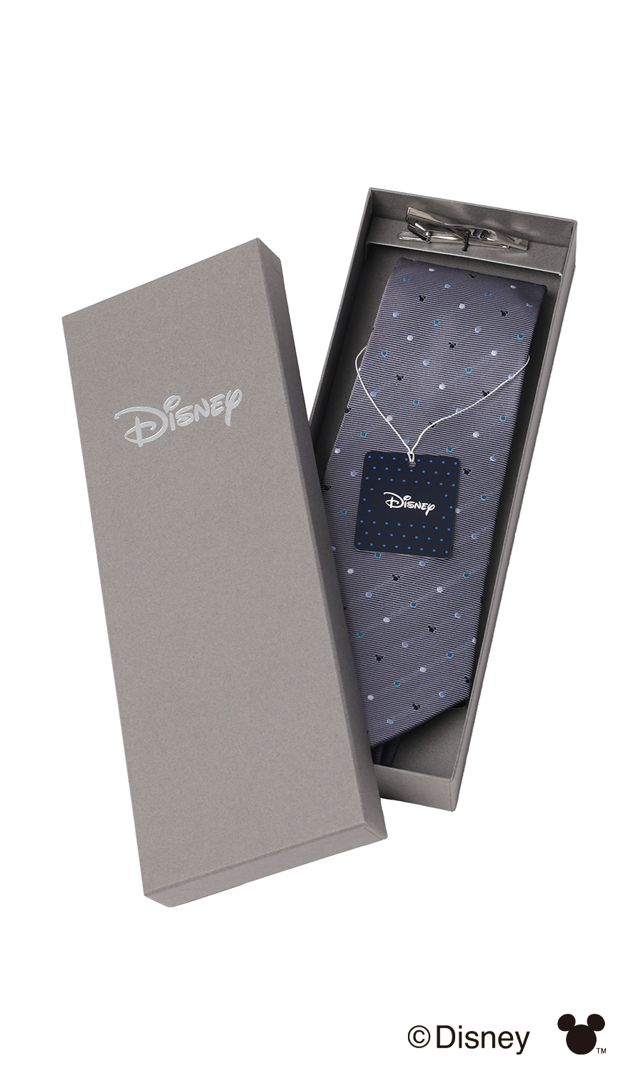 ■ディズニーネクタイ＆タイバーセット【WEB限定】 グレー 3