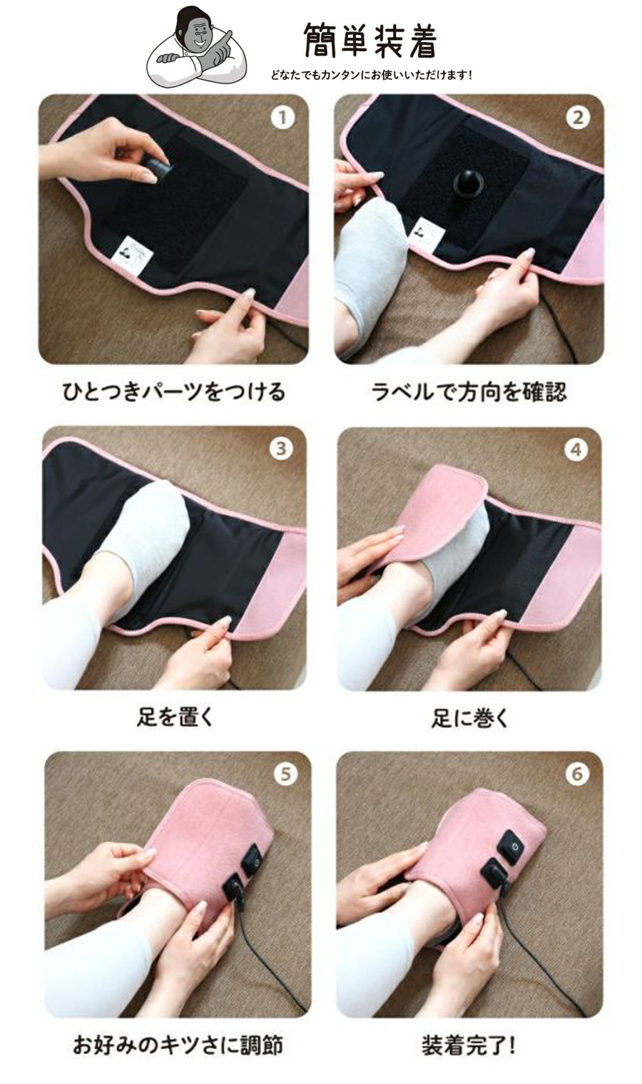 ゴリラのひとつき（電動足裏ケア）【WEB限定】 グレー系 0