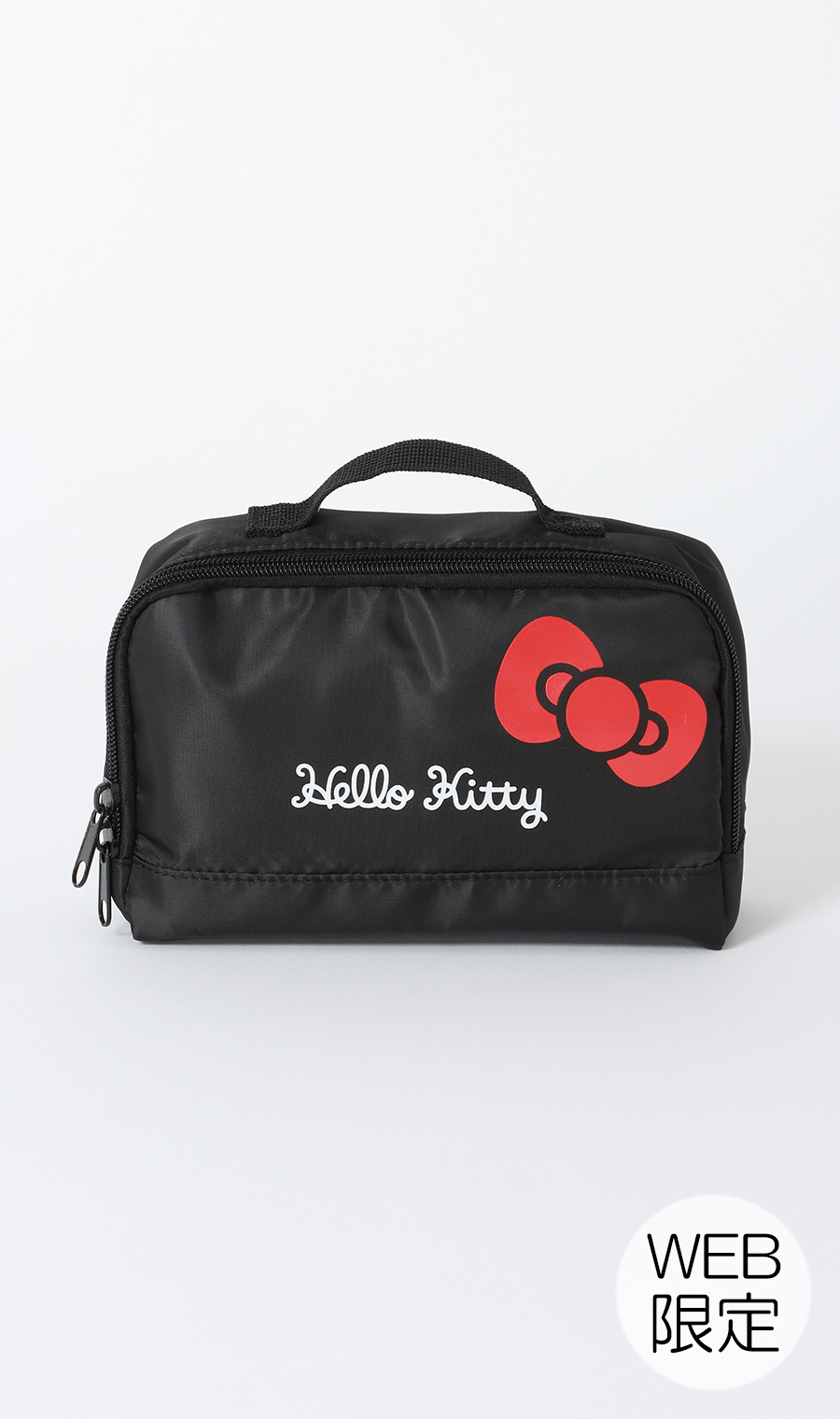 ハローキティコスメポーチ【サンリオ】【WEB限定】 ブラック 0