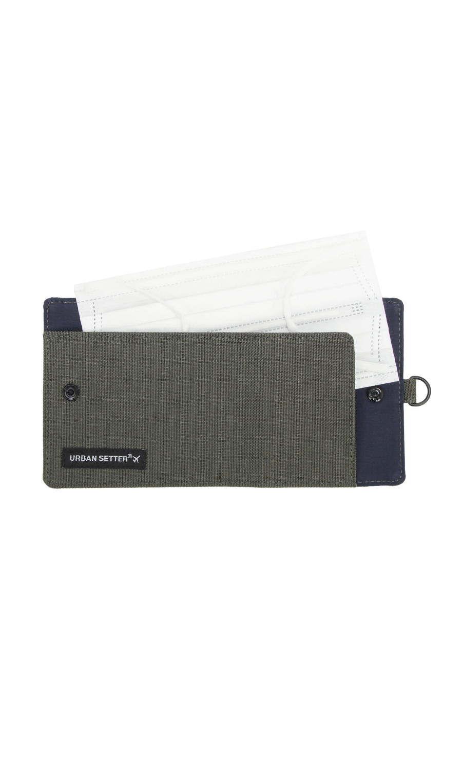 【訳アリ商品】多機能パスケース【CORDURA fabric】 カーキ 0
