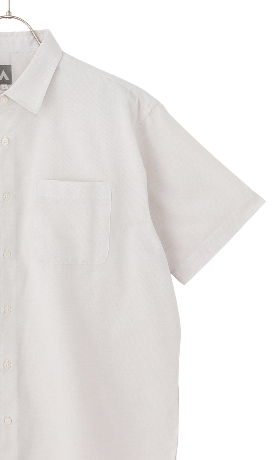 パナマ半袖シャツ ベージュ M