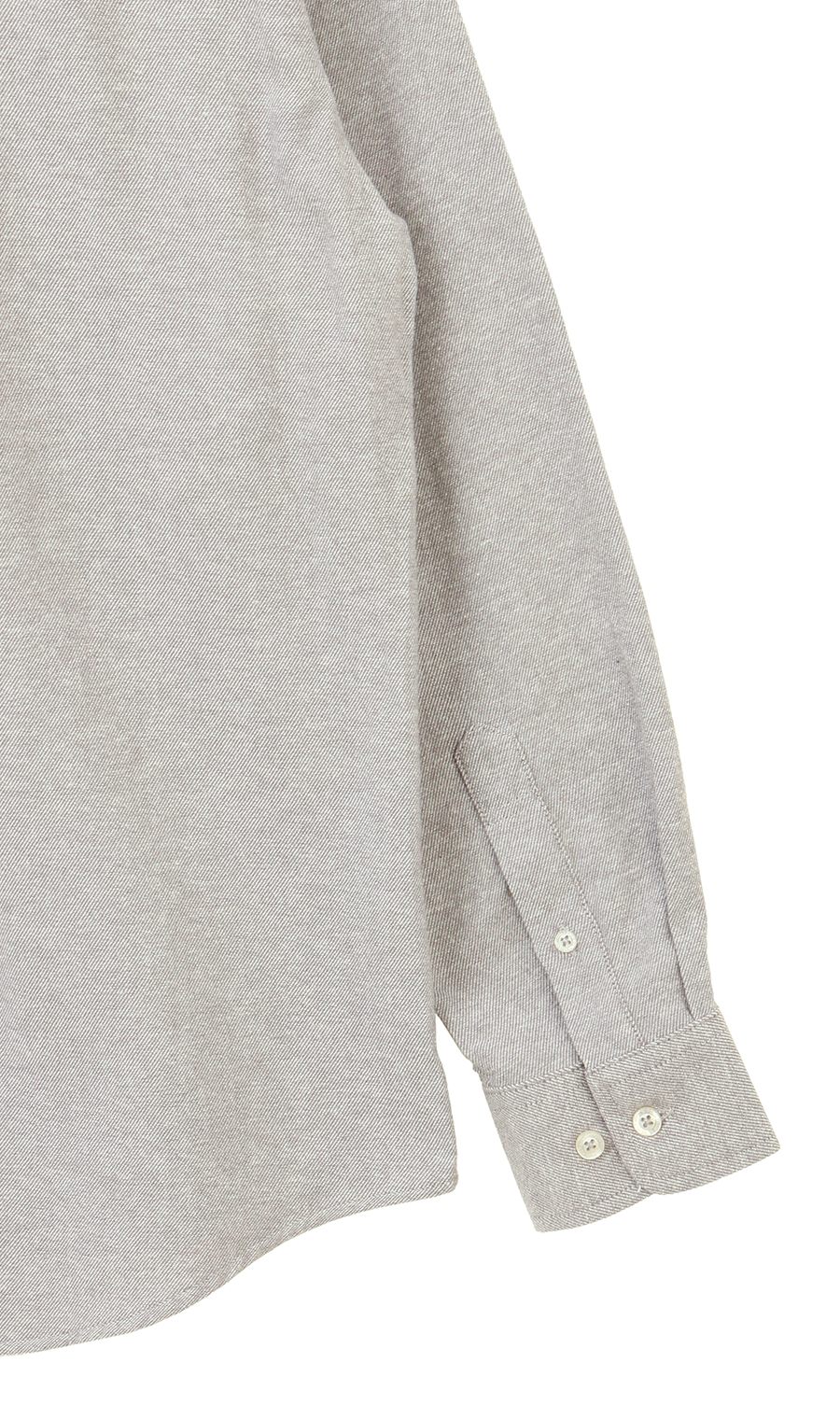 両面起毛ツイルボタンダウンシャツ【BEVERLY HILLS POLO CLUB】 ライトグレー M