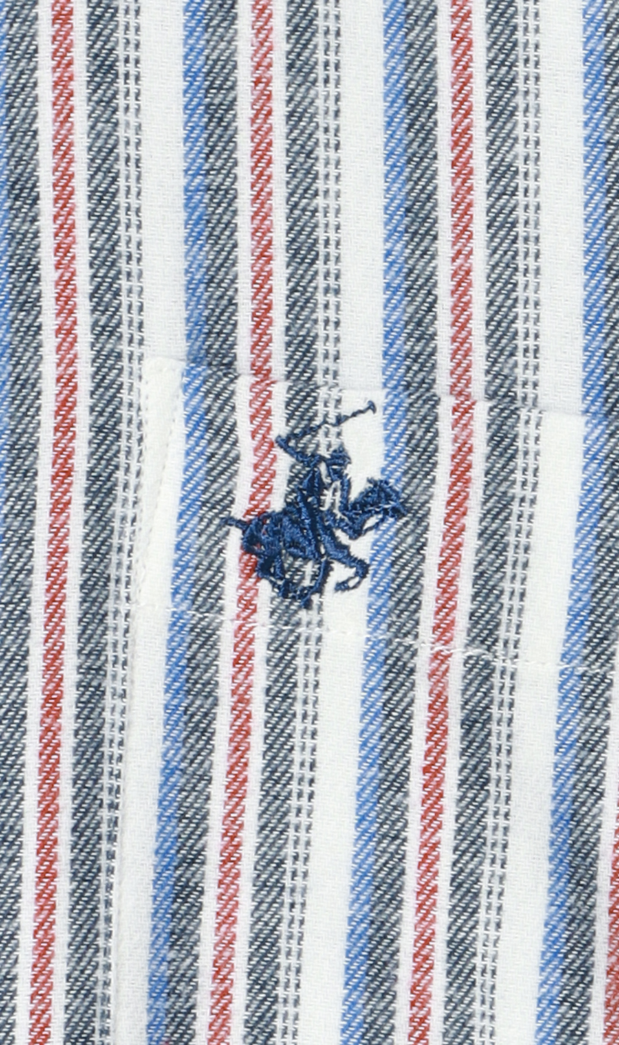 両面起毛ツイルボタンダウンシャツ【BEVERLY HILLS POLO CLUB】 レッド M