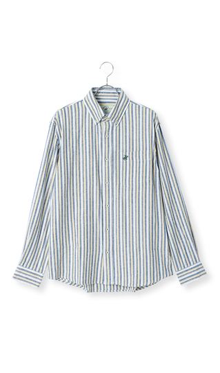 両面起毛ツイルボタンダウンシャツ【BEVERLY HILLS POLO CLUB】