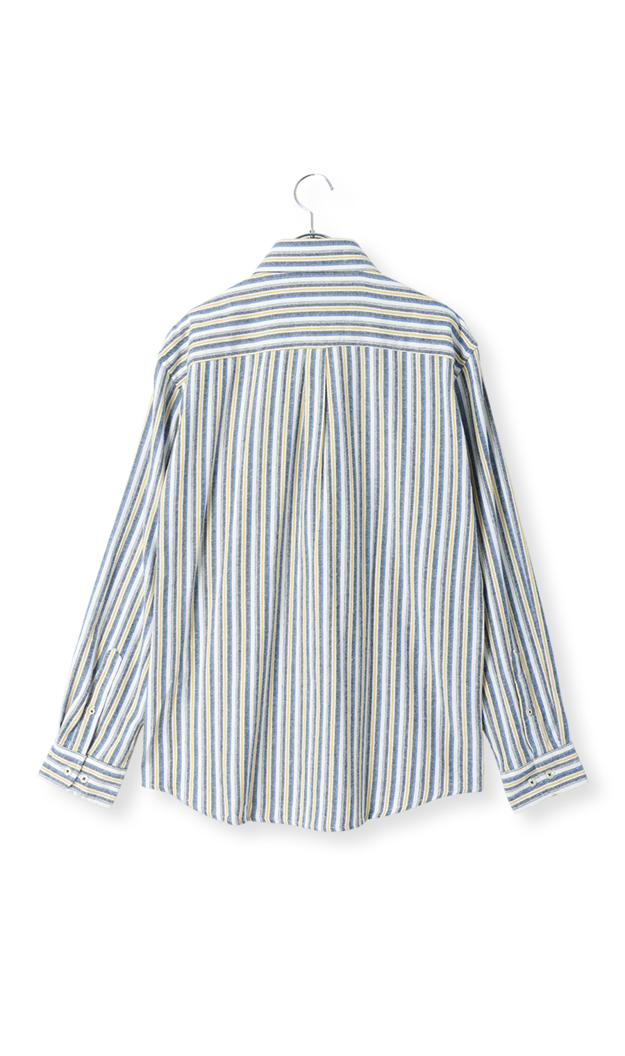 両面起毛ツイルボタンダウンシャツ【BEVERLY HILLS POLO CLUB】 イエロー M