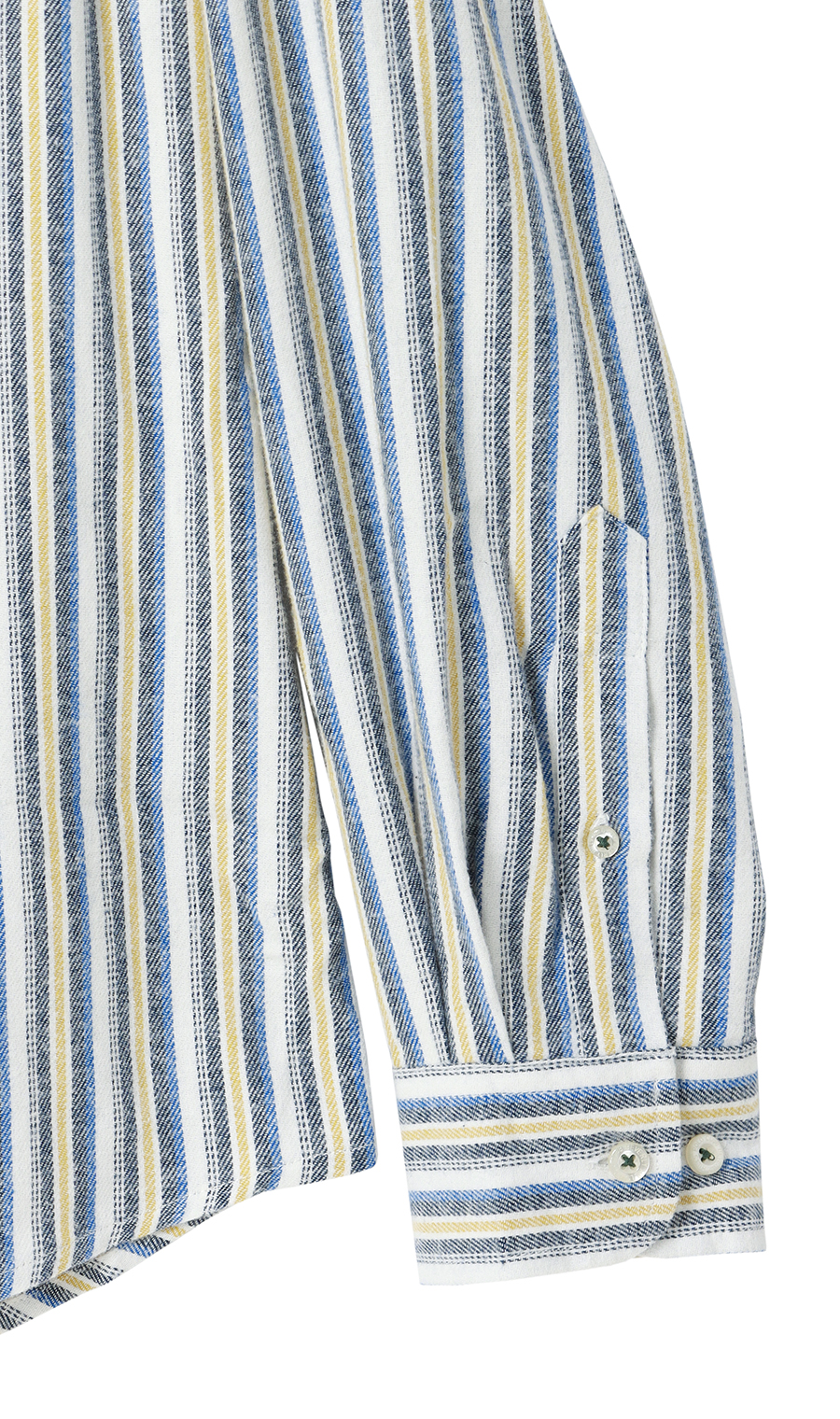 両面起毛ツイルボタンダウンシャツ【BEVERLY HILLS POLO CLUB】 イエロー M