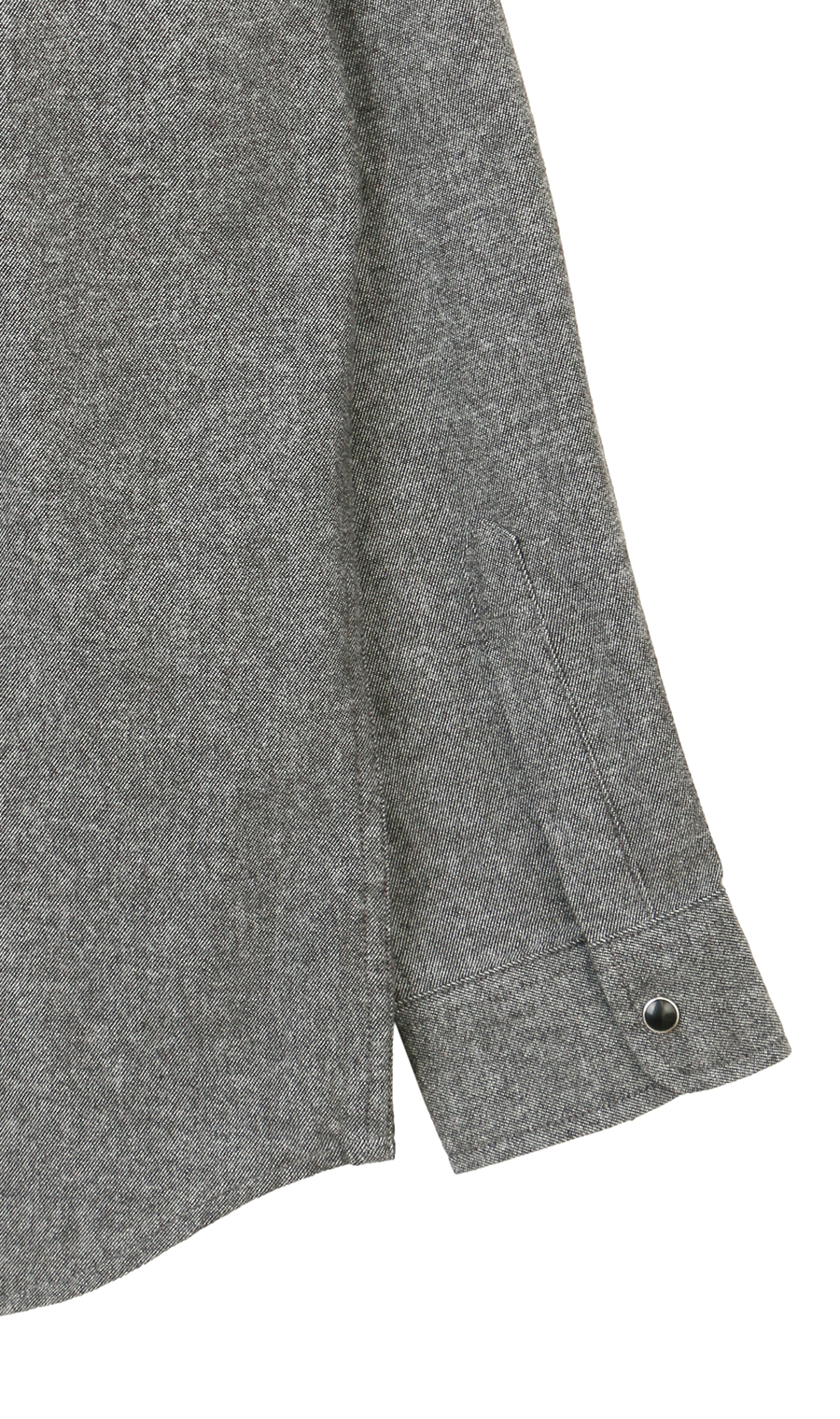 ビエラ起毛ドットボタンシャツ【LOGOS】 ブラック M