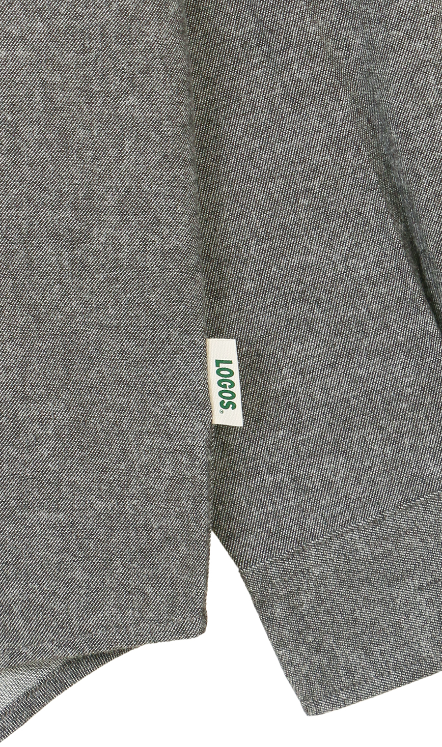 ビエラ起毛ドットボタンシャツ【LOGOS】 ブラック M