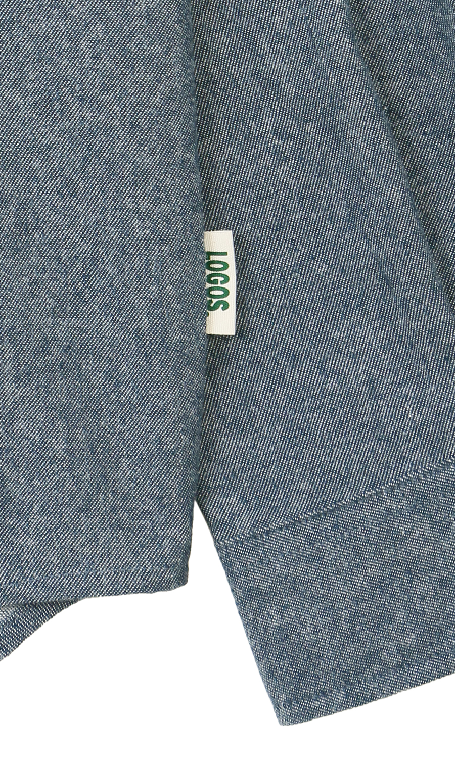 ビエラ起毛ドットボタンシャツ【LOGOS】 ネイビー LL