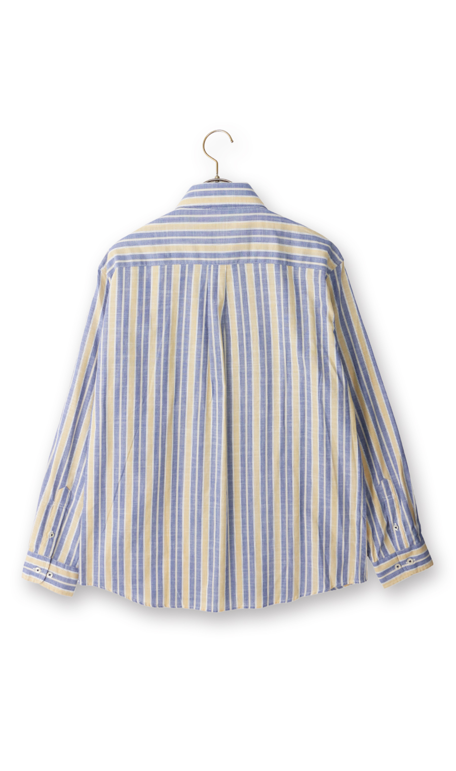 綿スラブボタンダウンシャツ【BEVERLY HILLS POLO CLUB】 イエロー M