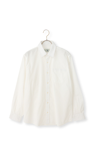 リネンブレンドレギュラーカラーシャツ【BEVERLY HILLS POLO CLUB】