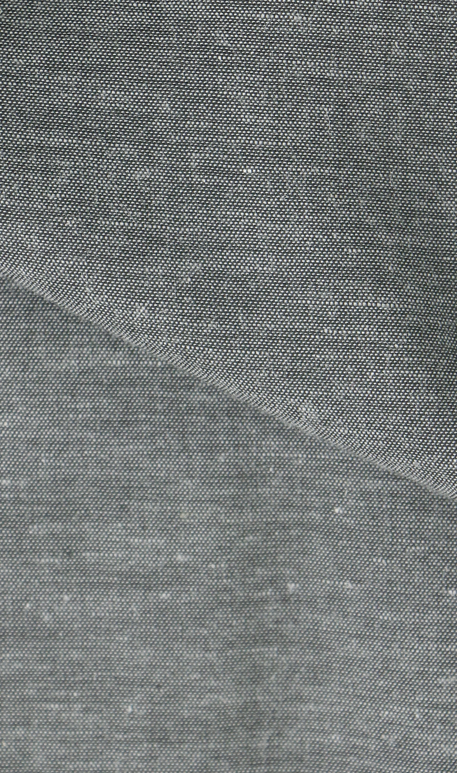 リネンブレンドレギュラーカラーシャツ【BEVERLY HILLS POLO CLUB】 グレー M