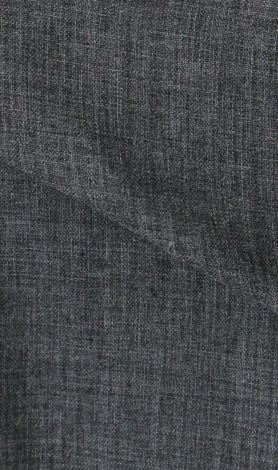 ダブルガーゼデニム調半袖シャツ【LOGOS】 チャコール M