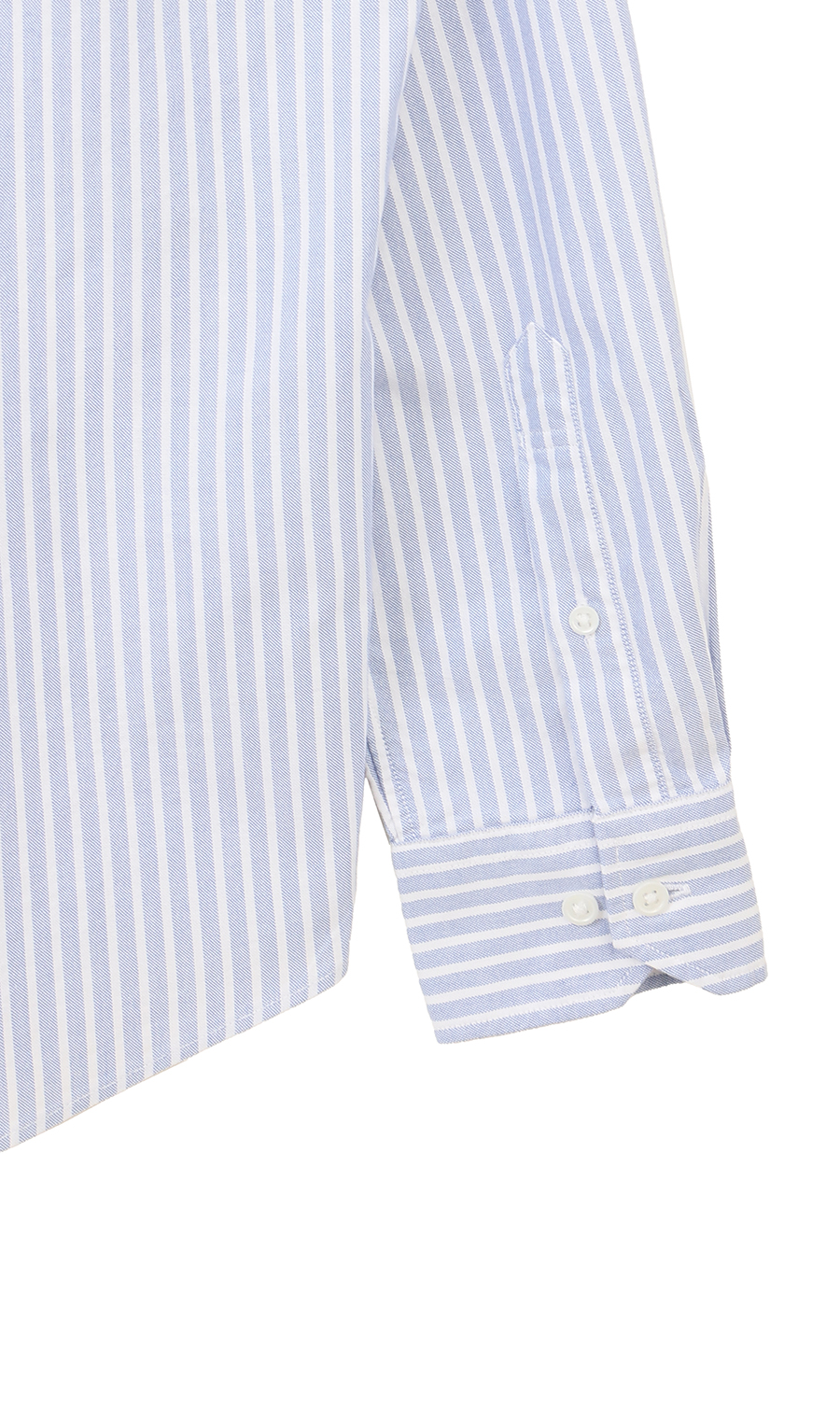 ボタンダウンシャツ【マイターカラー】 ネイビー M