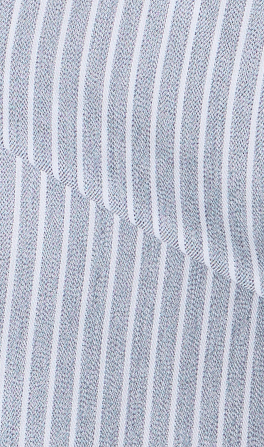 メランジボタンダウンシャツ ライトグレー S