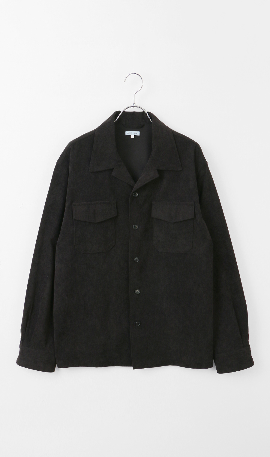 CPOシャツジャケット【コーデュロイ】【セットアップ着用可】 ブラック S
