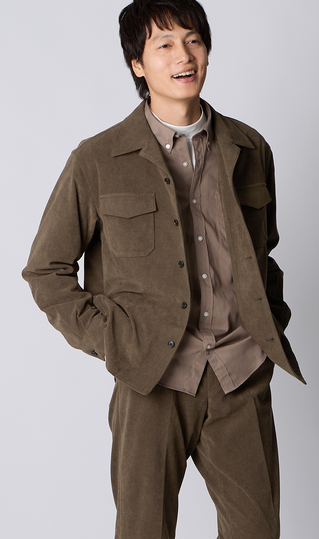 CPOシャツジャケット【コーデュロイ】【セットアップ着用可】