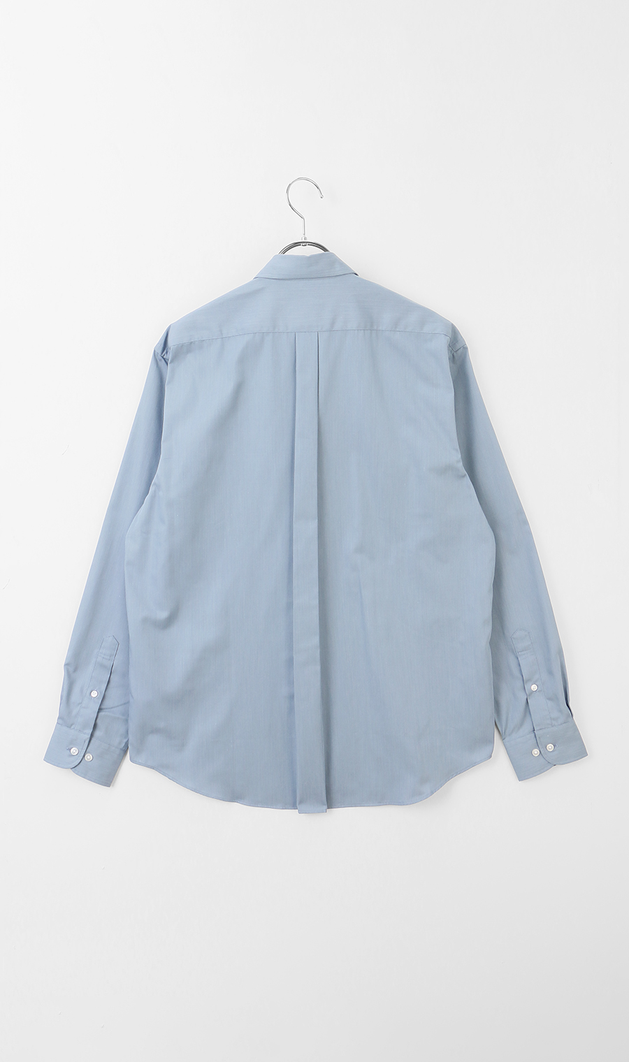 ボタンダウンシャツ【長袖】【EASYCARE】 サックス S